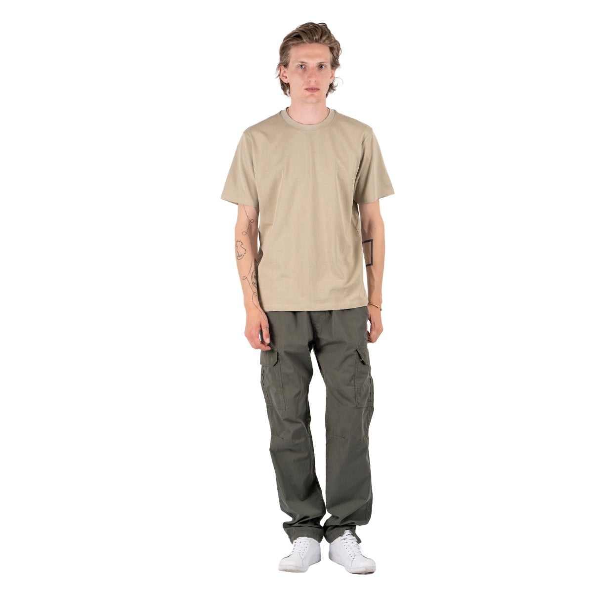Marcus Joss Ss T-Shirt Sand Rock