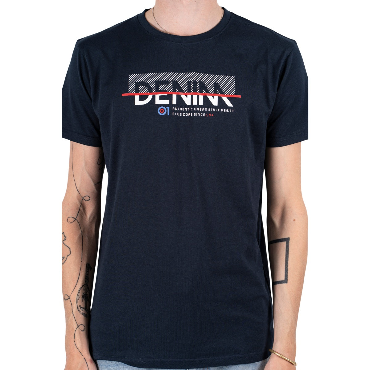 Marcus Pax Ss T-Shirt Dk.Navy