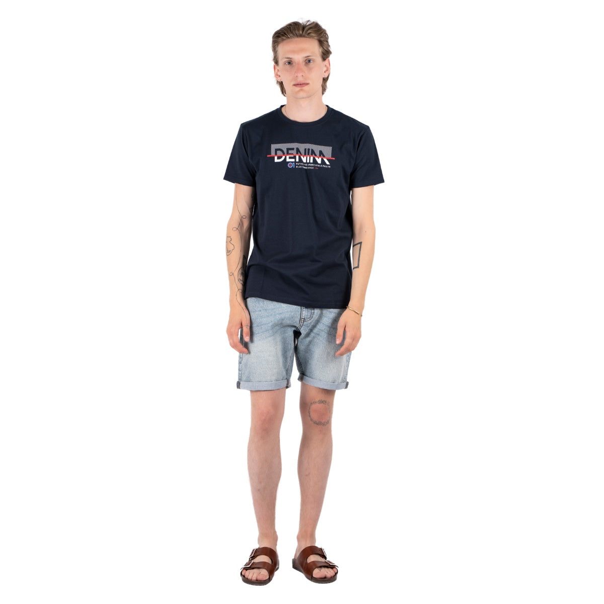 Marcus Pax Ss T-Shirt Dk.Navy