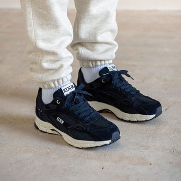 Mercer M The Re Run Sneakers Nubuck Navy
