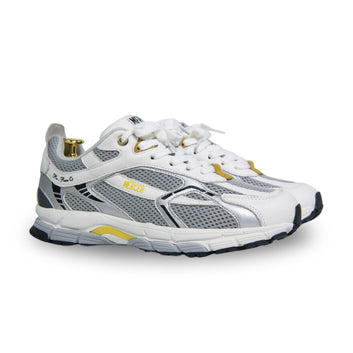 Mercer U The Re Run Sneakers Recycled Leather White Silver