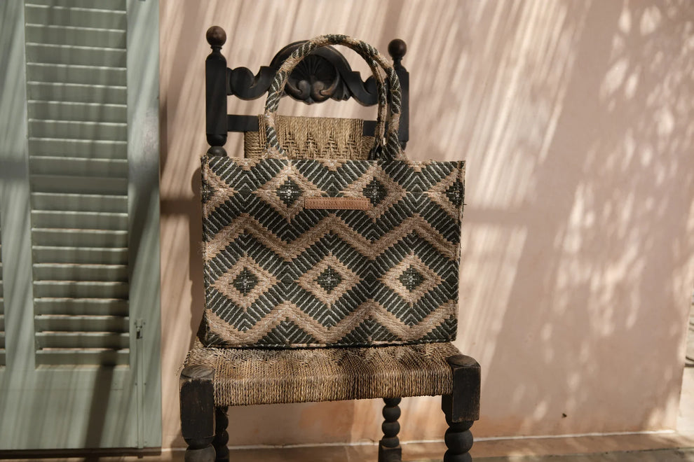 Luna Moon La Rambla Mid Tote Olive
