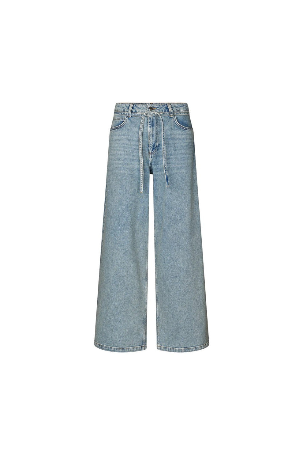 Modström Isoldemd Solid Pants Blue Beige Wash