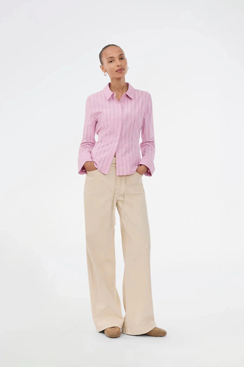 Modström Isoldemd Solid Pants Summer Sand