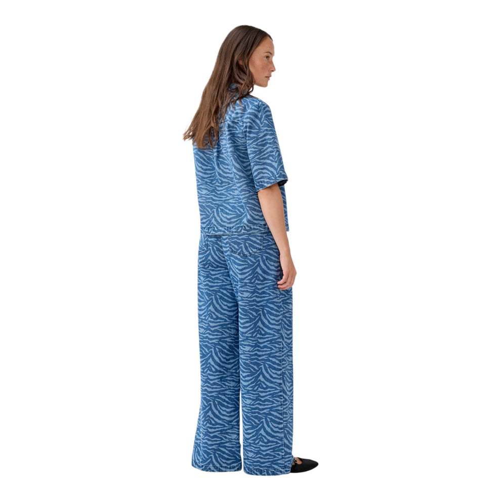 Modström MaseMD Print SS shirt BlueZebra