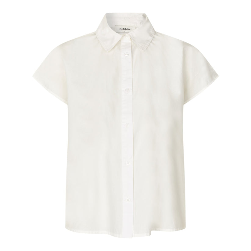 Modström Nanikamd SS shirt Soft White