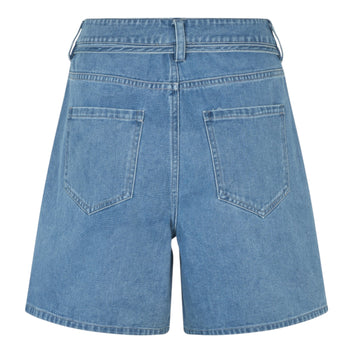 Modström Naomamd solid shorts Vintage Blue