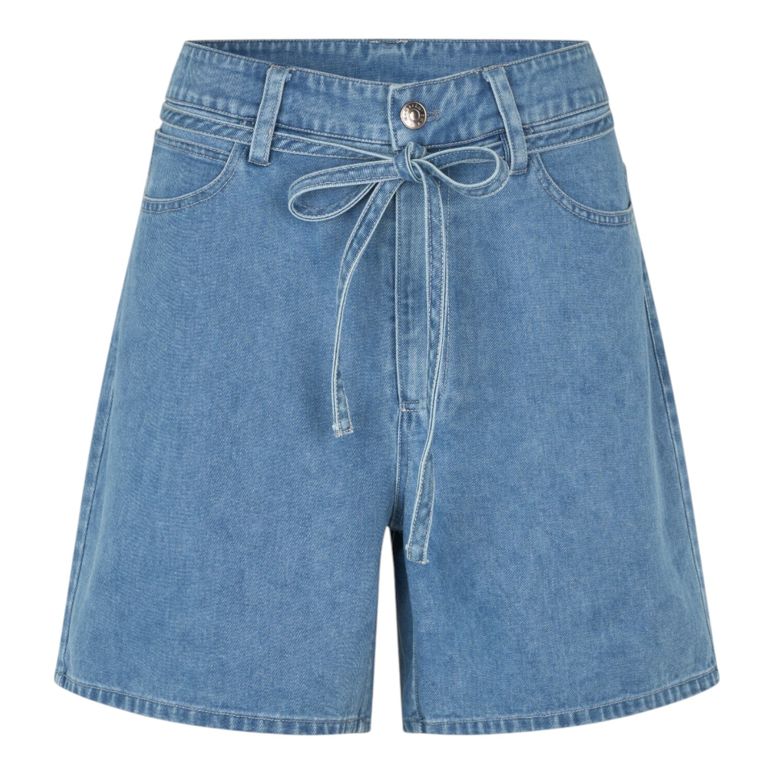 Modström Naomamd solid shorts Vintage Blue