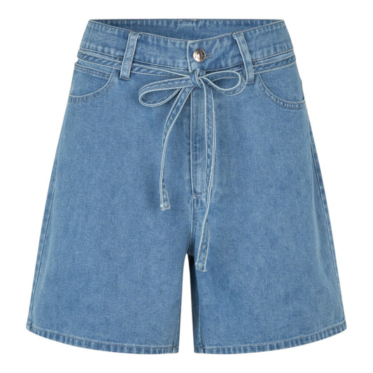 Modström Naomamd solid shorts Vintage Blue