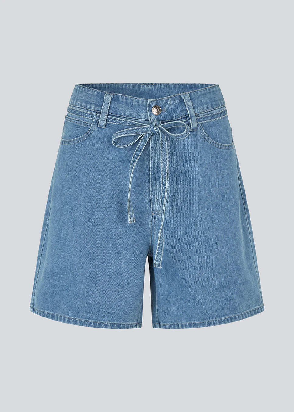 Modström W Naomand Solid Shorts Vintage Blue