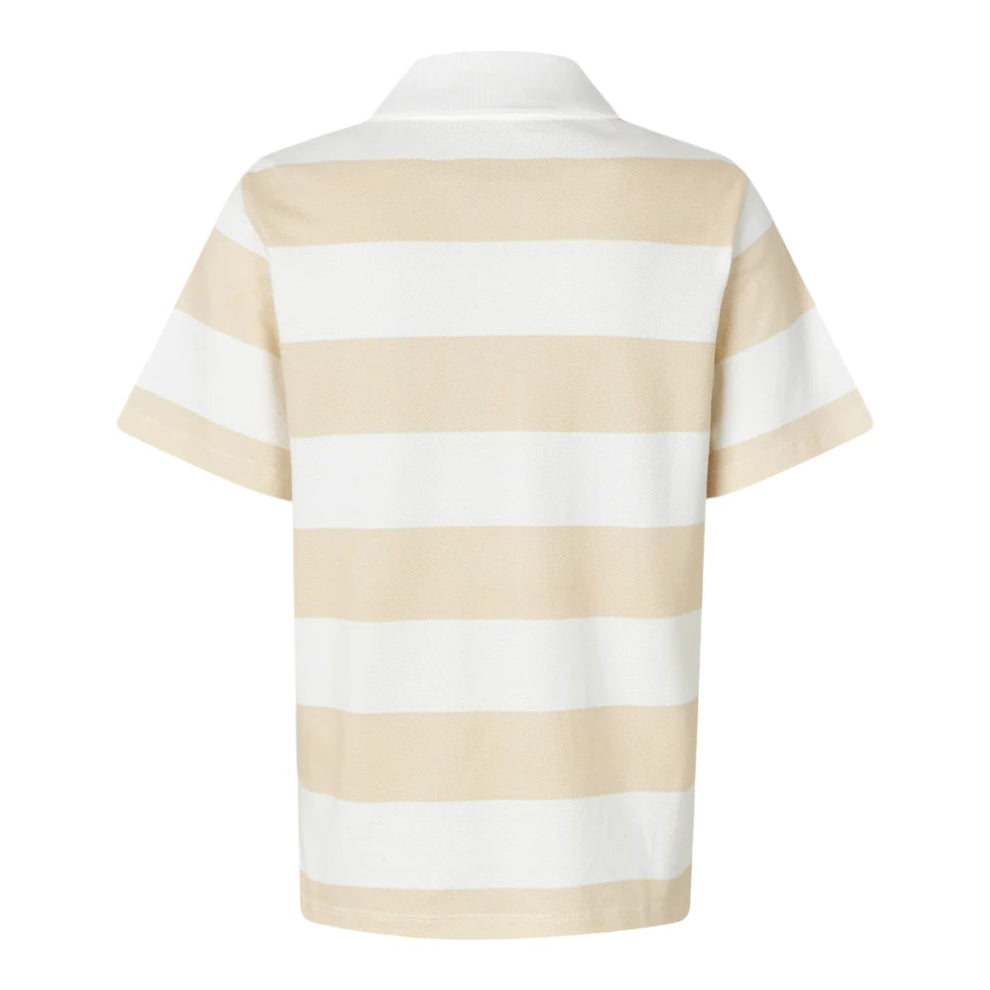 Modström W Nobu Polo Beige Stripe