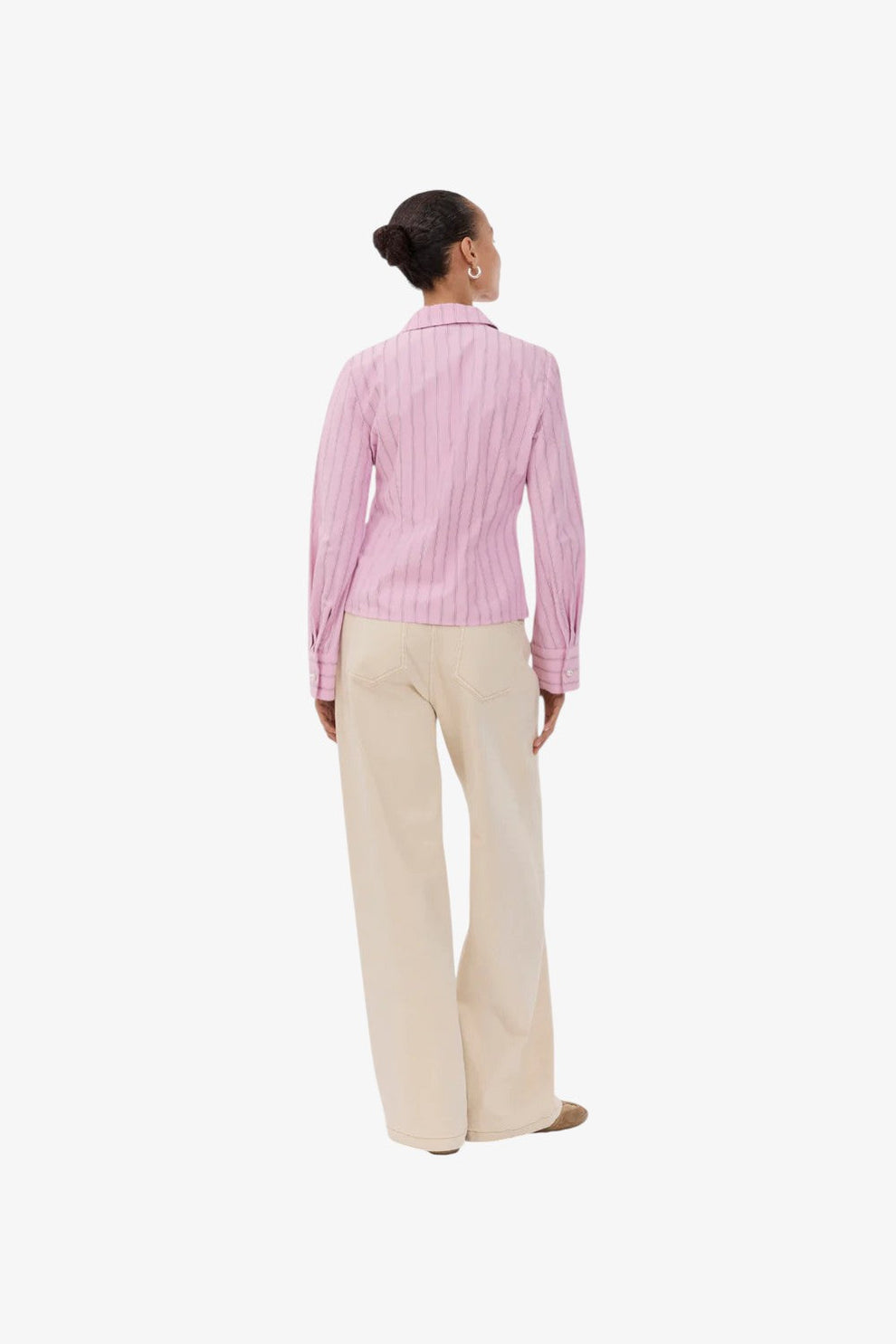 Modström Starleemd Shirt Pink Stripe