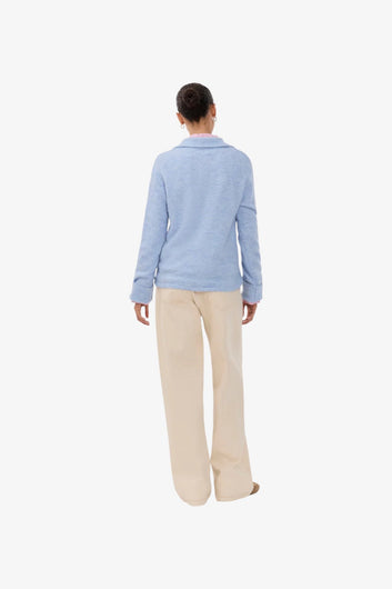 Modström Treemd Cardigang Cashmere Blue