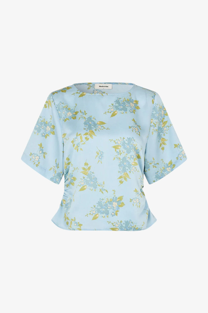 Modström Uttamd SS Print Top Everbloom