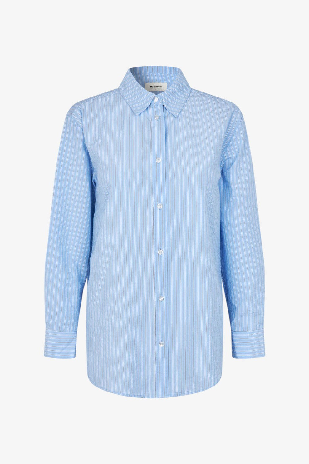 Modström Viggemd Stripe Shirt Blue White Stripe