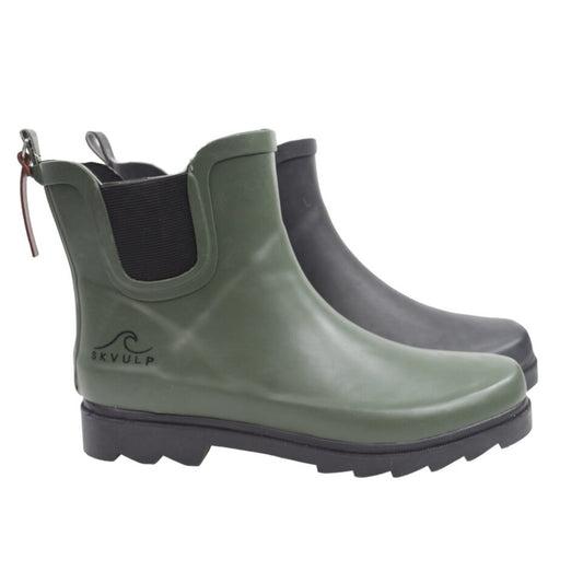 Morsø Sko W Rubberbootie Skvulp Army Green