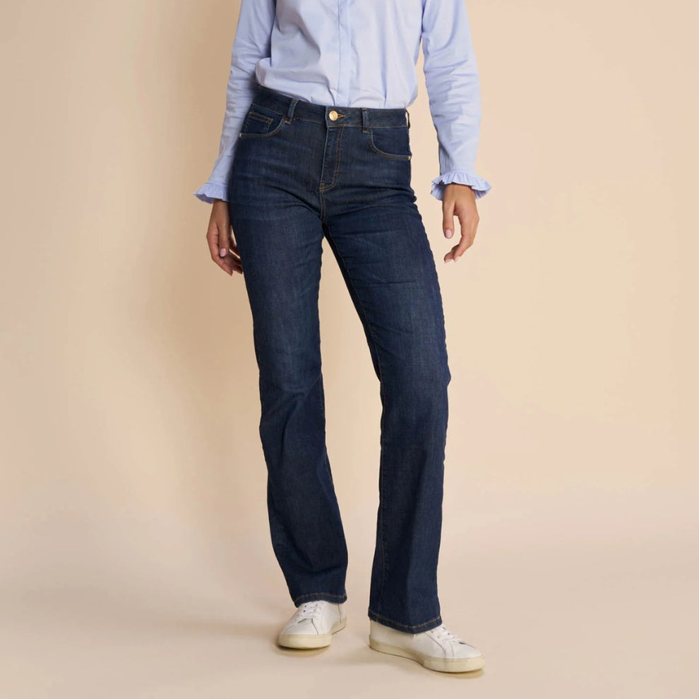 Mos Mosh W Cecilia Cover Jeans Blue Denim Ankle