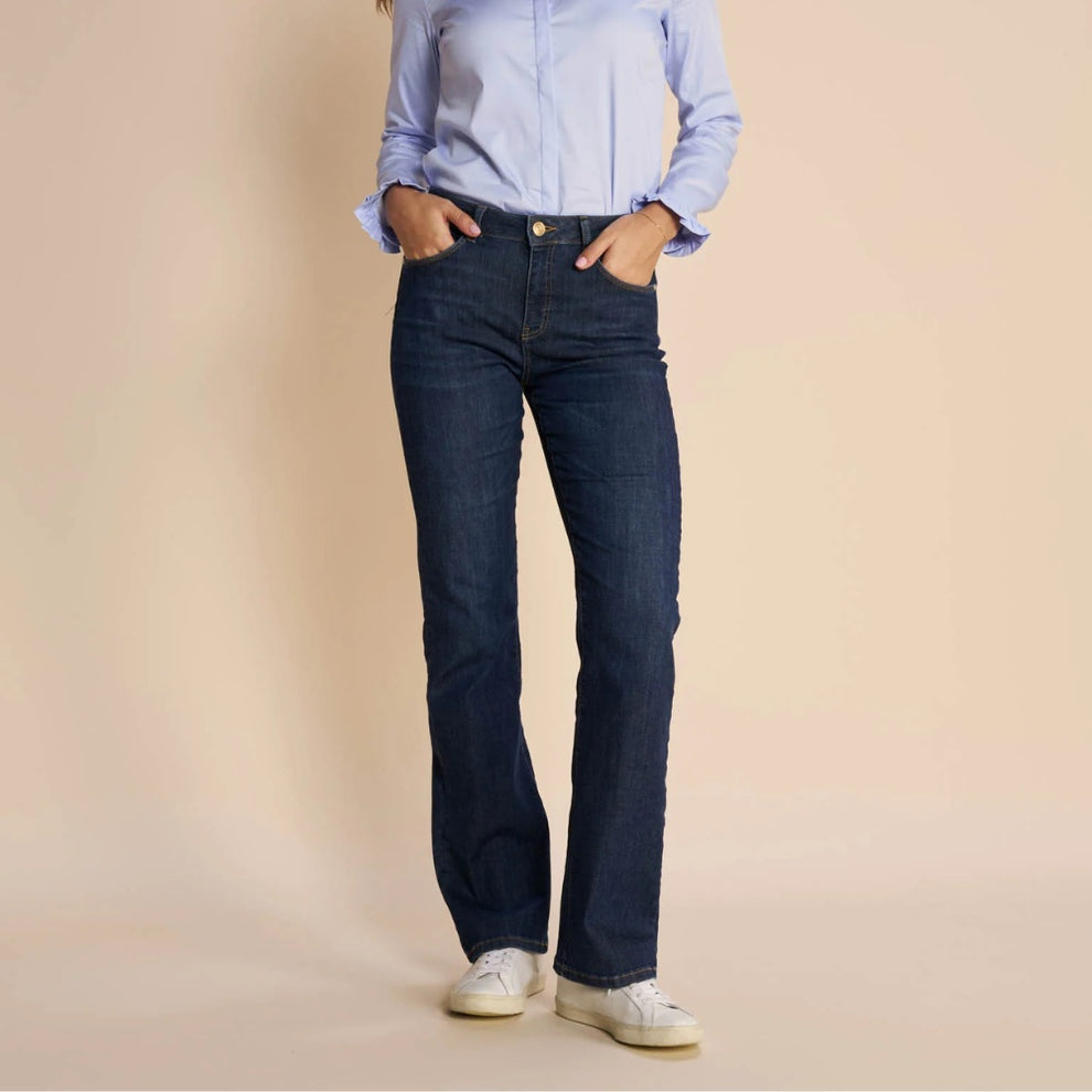 Mos Mosh W Cecilia Cover Jeans Blue Denim Ankle