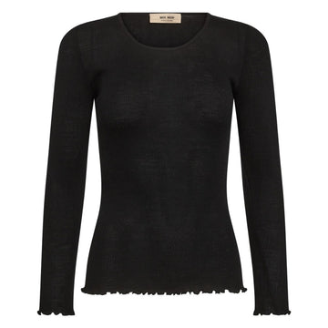 Mos Mosh W MMElaine O-LS Seamless Tee Black