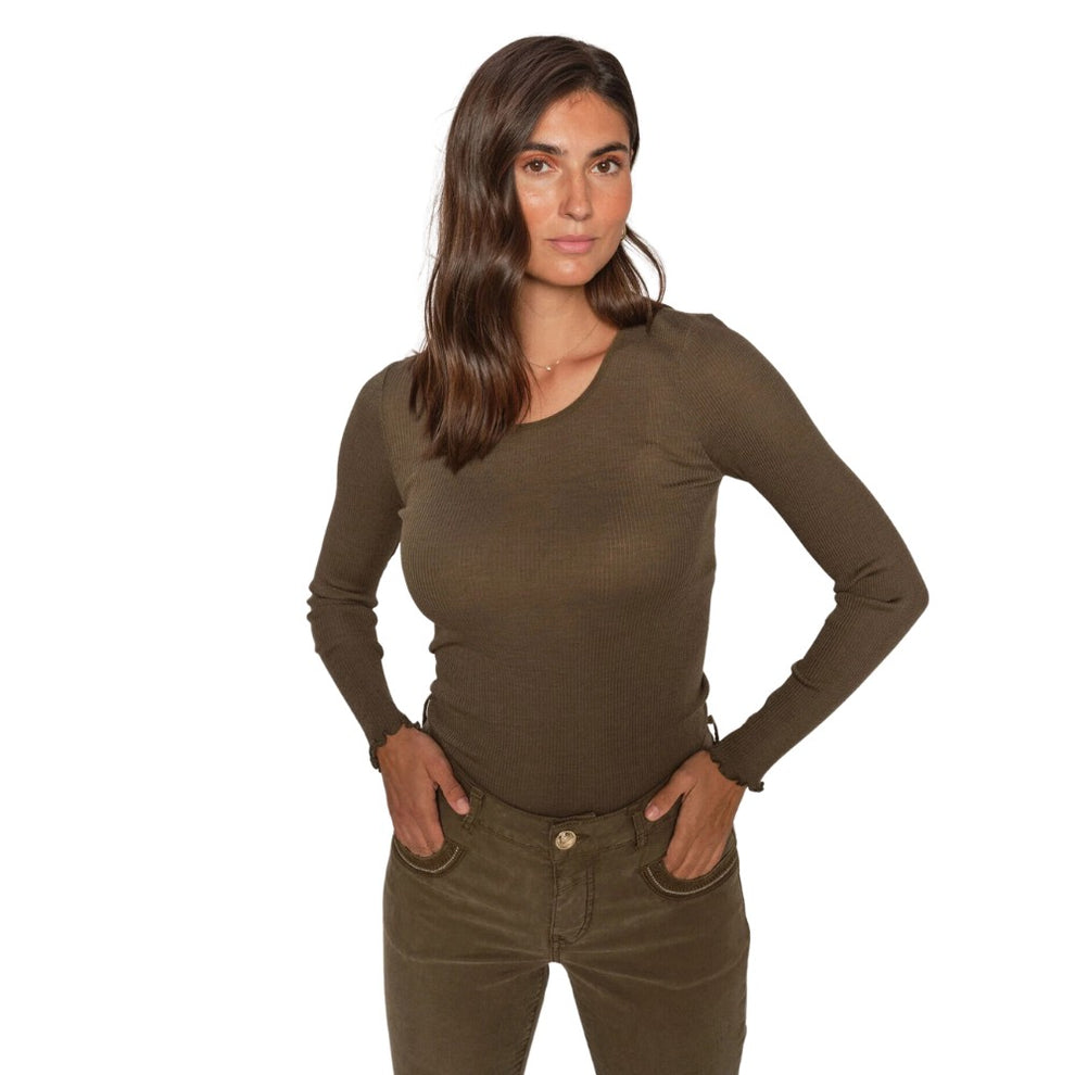 Mos Mosh W MMElaine O-LS Seamless Tee Sea Turtle