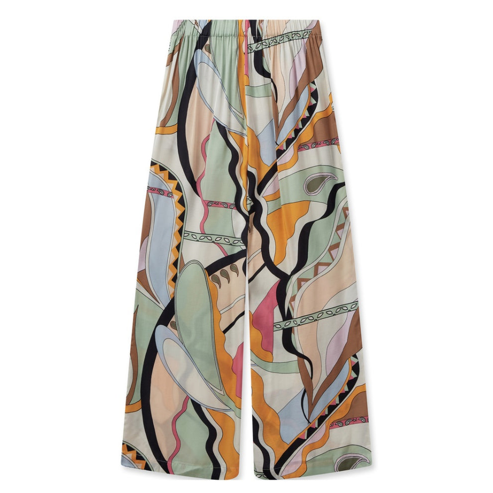 Mos Mosh W Rita Pictus Pant Smoke Green