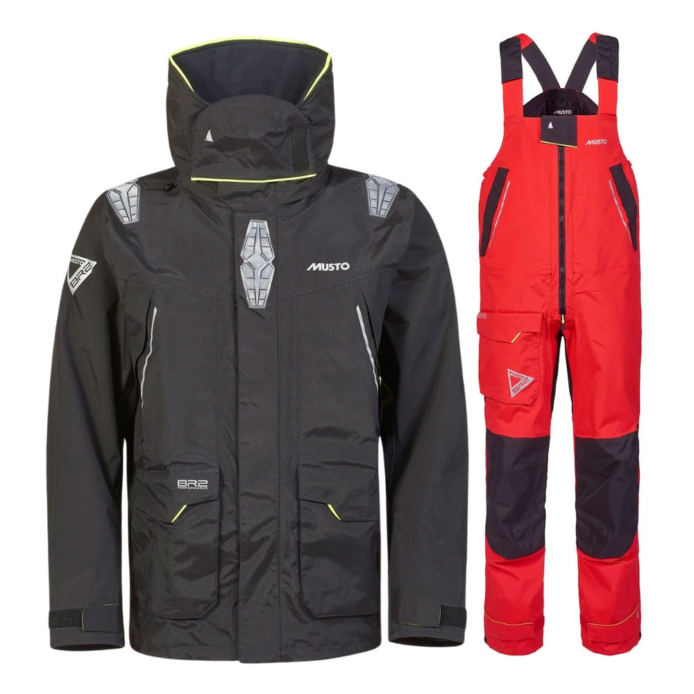 Musto M BR2 Offshore Sejlersæt Sort/Rød