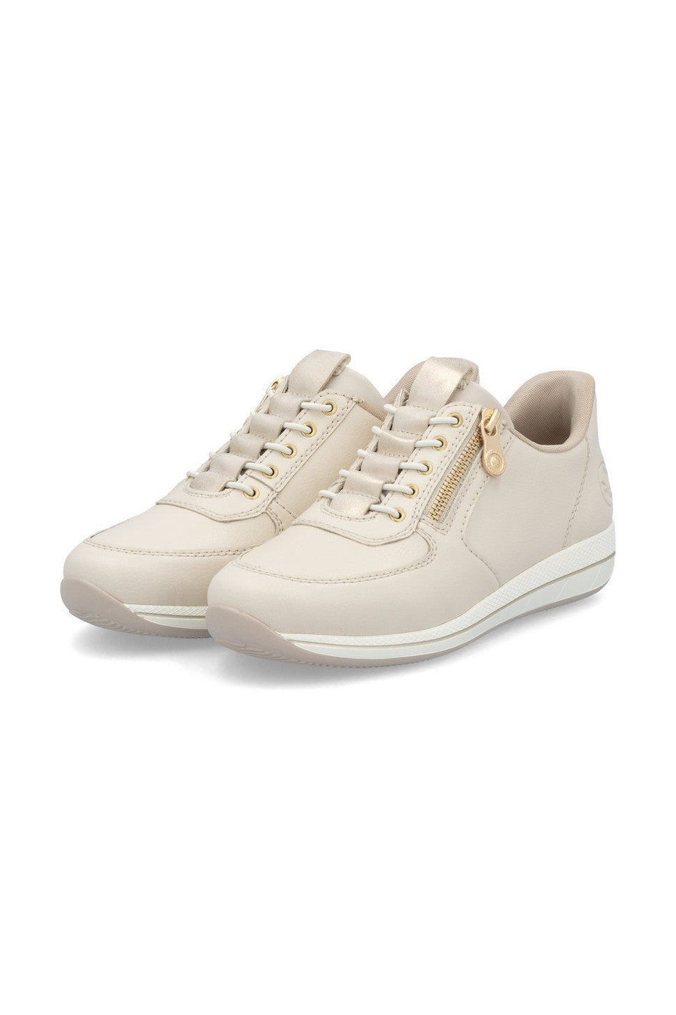 Rieker W Sko Beige - N1156-60