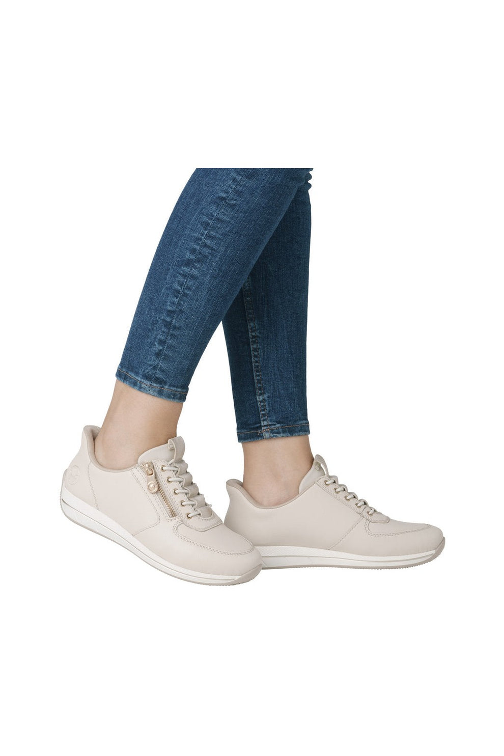 Rieker W Sko Beige - N1156-60