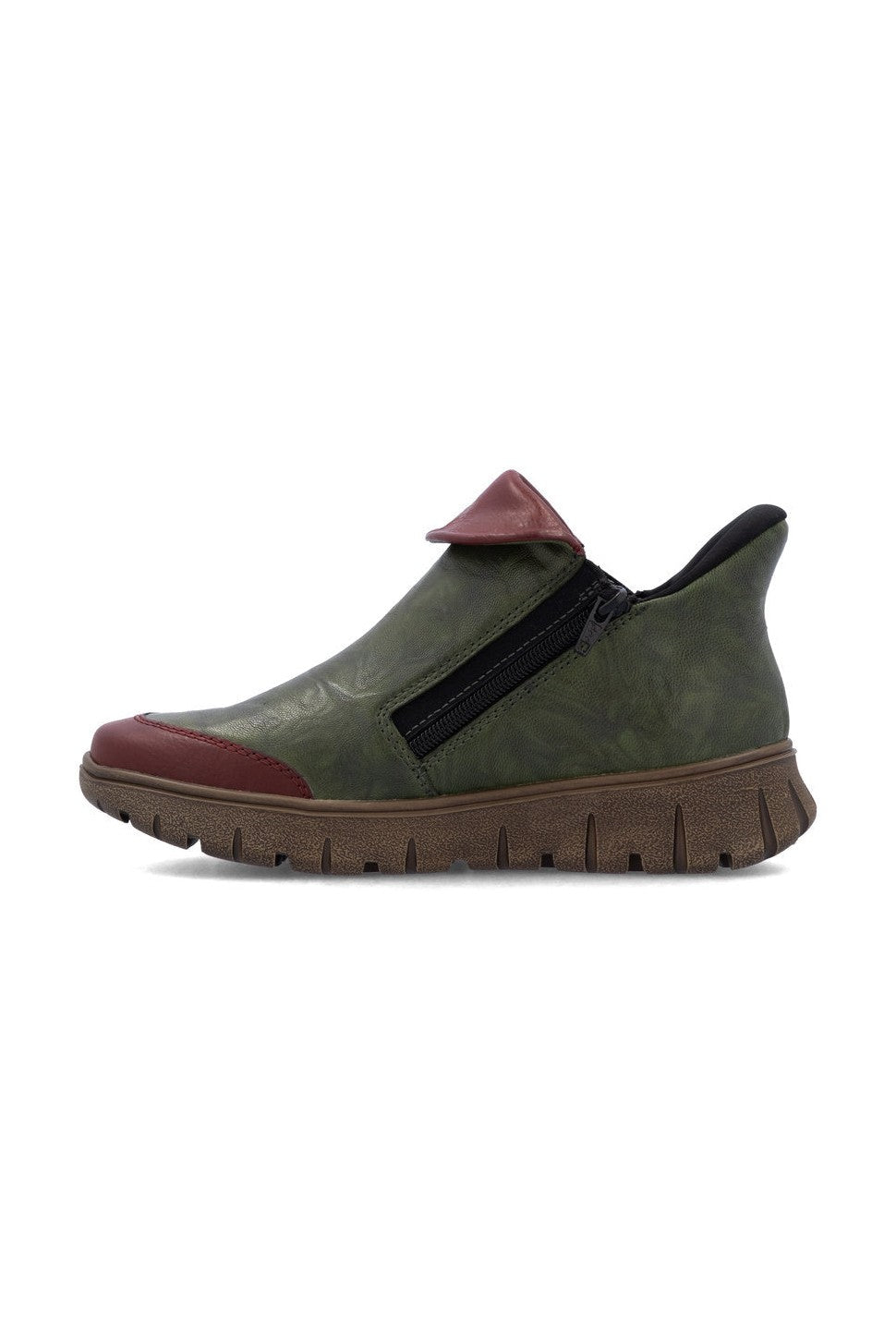 Rieker W Sko Green - N1353-52