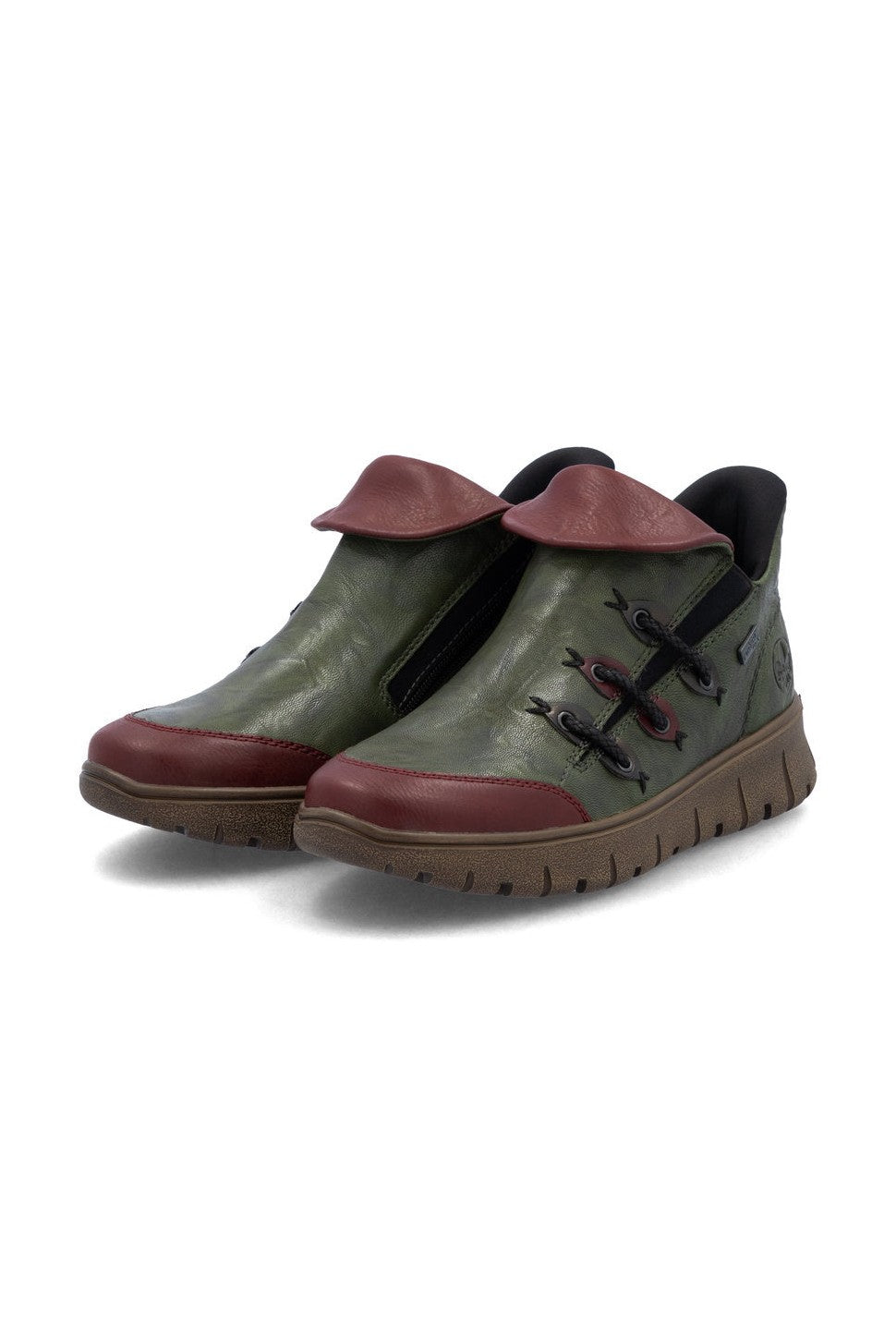 Rieker W Sko Green - N1353-52