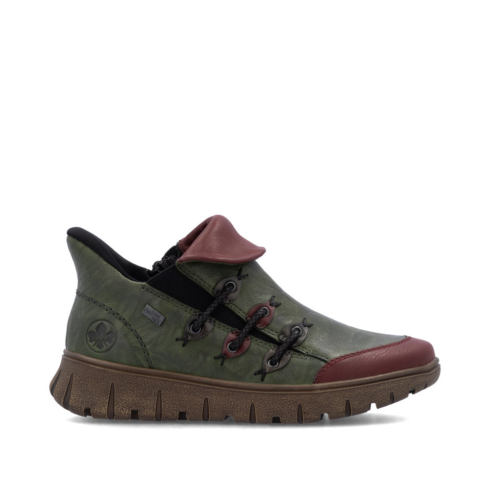 Rieker W Sko Green - N1353-52