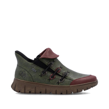 Rieker W Sko Green - N1353-52