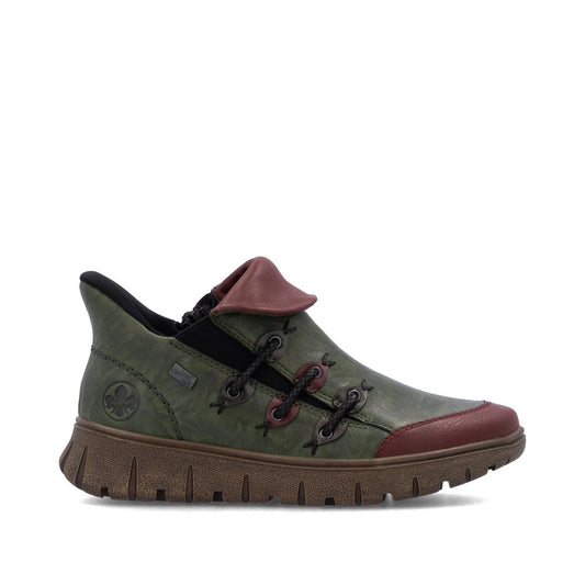 Rieker W Sko Green - N1353-52