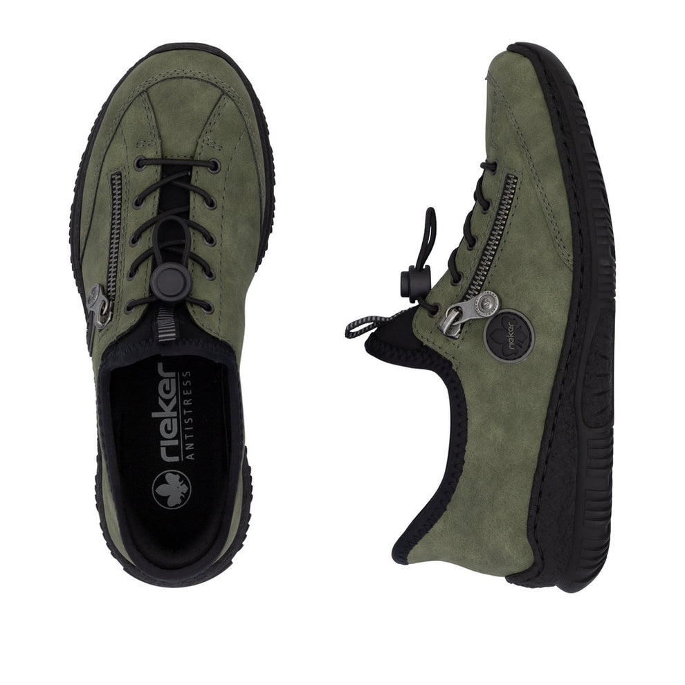 Rieker W Sko Green - N3267-54