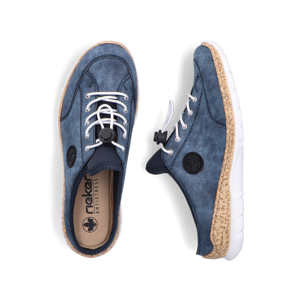 Rieker W Sko Blue - N4210-14