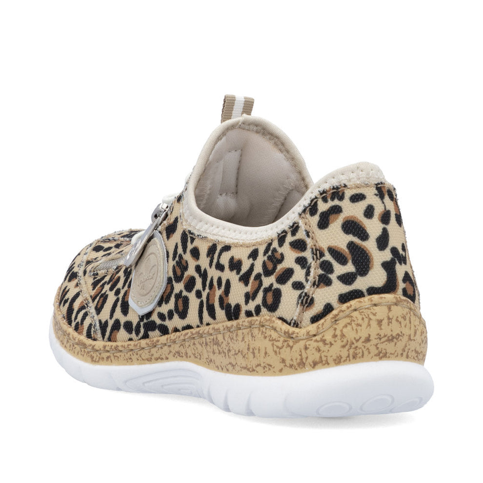 Rieker W Sko Beige Combination - N4263-92