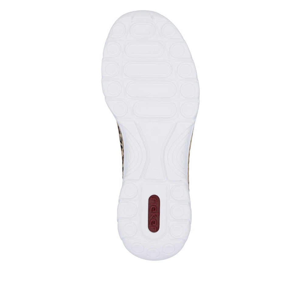 Rieker W Sko Beige Combination - N4263-92