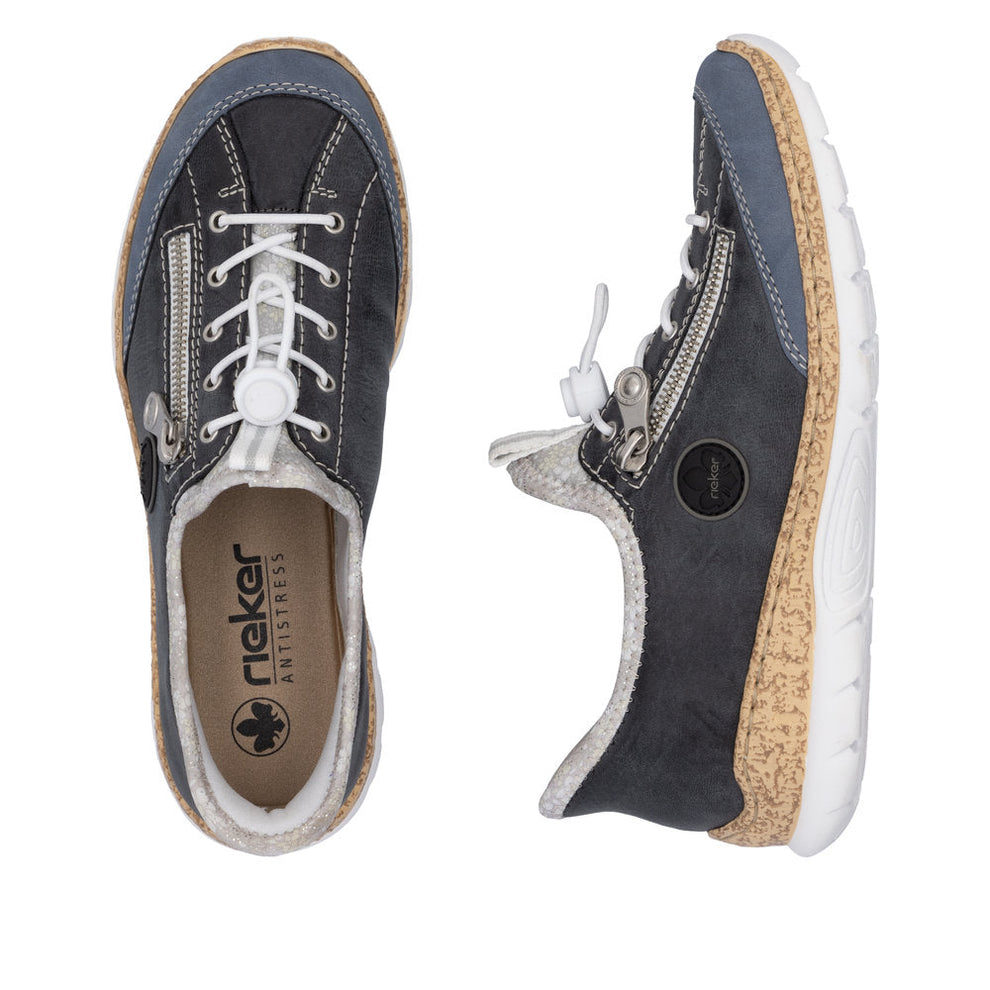 Rieker W Sko Blue - N42F2-14