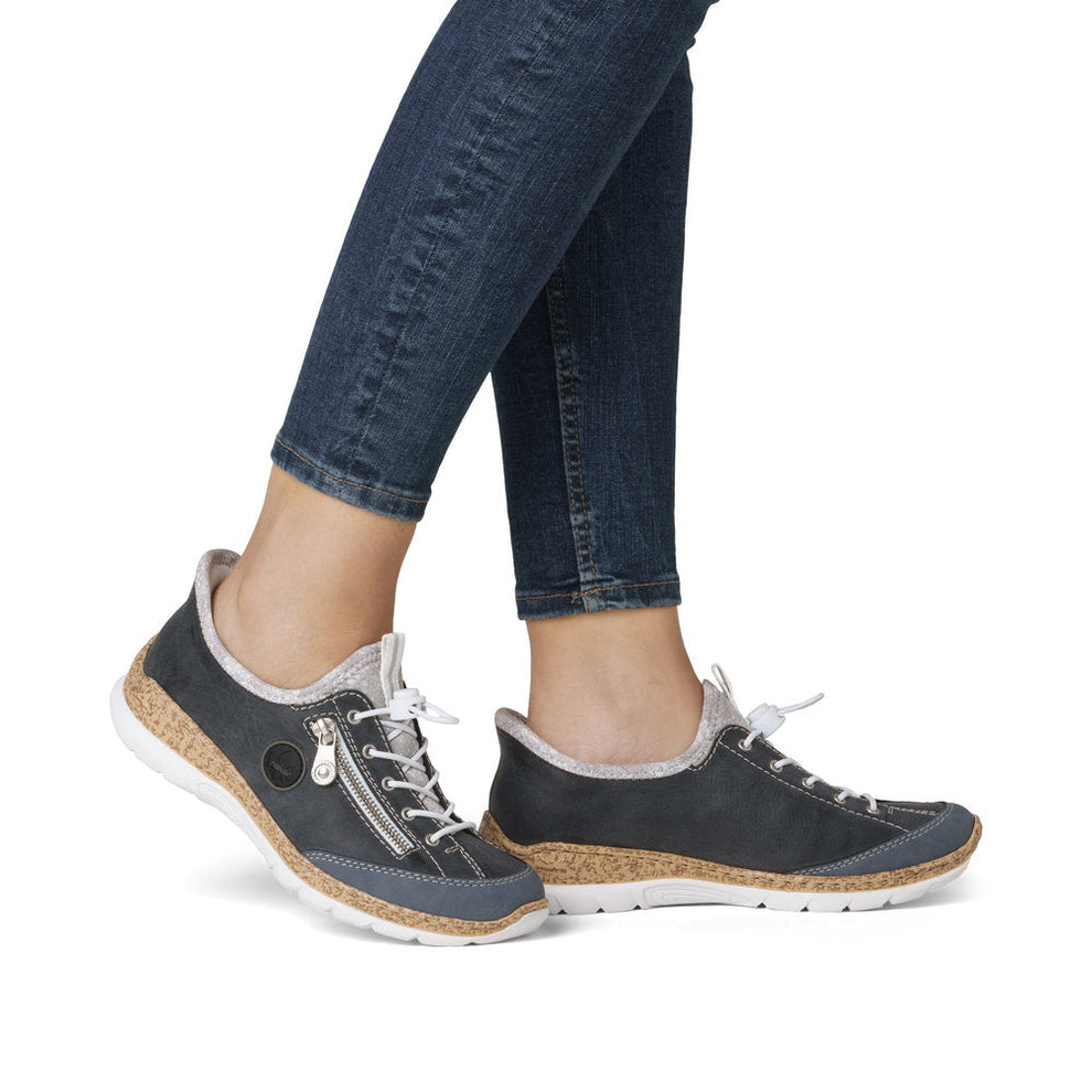 Rieker W Sko Blue - N42F2-14