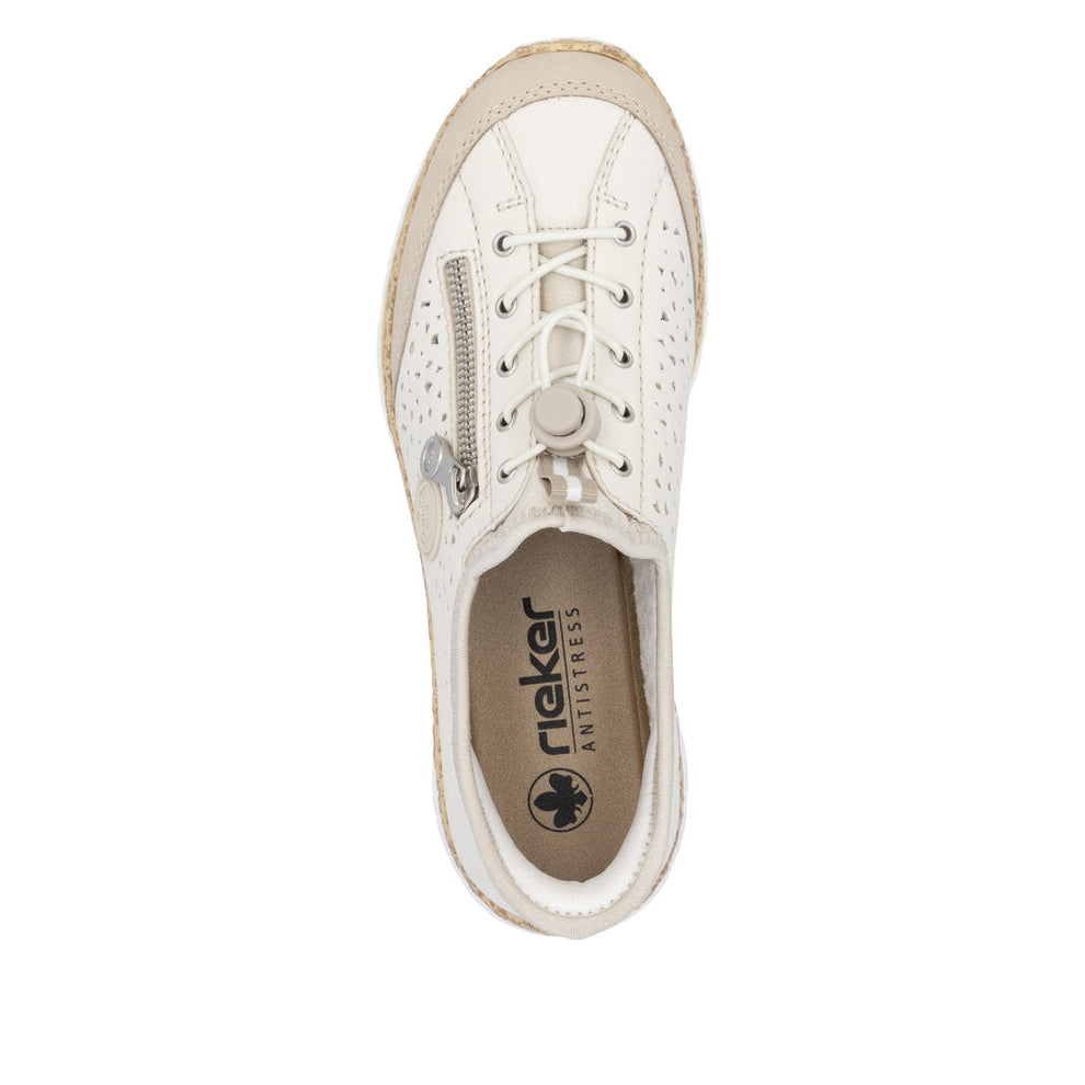 Rieker W Sko Beige - N42V3-60
