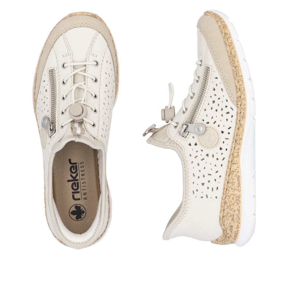 Rieker W Sko Beige - N42V3-60