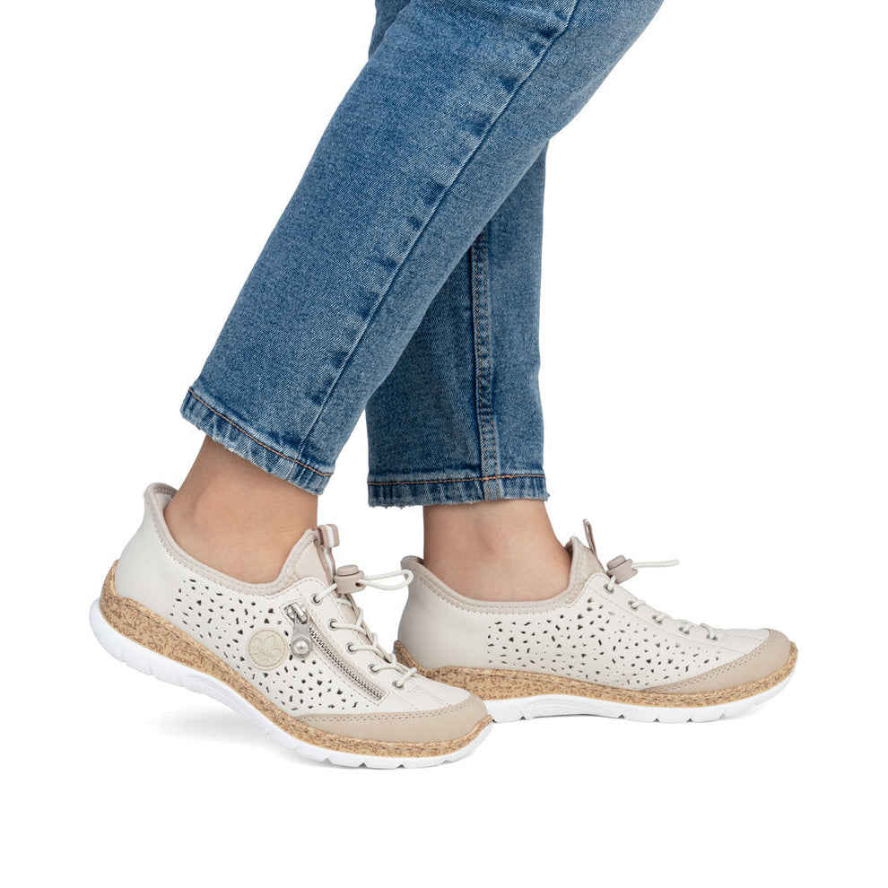Rieker W Sko Beige - N42V3-60