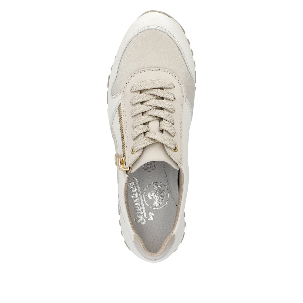 Rieker W Sneaker med Lynlås White Combination