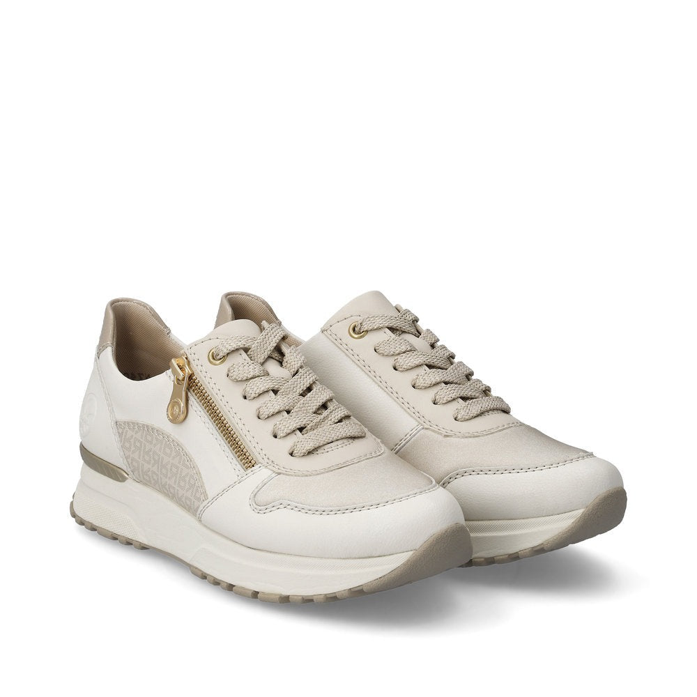 Rieker W Sneaker med Lynlås White Combination