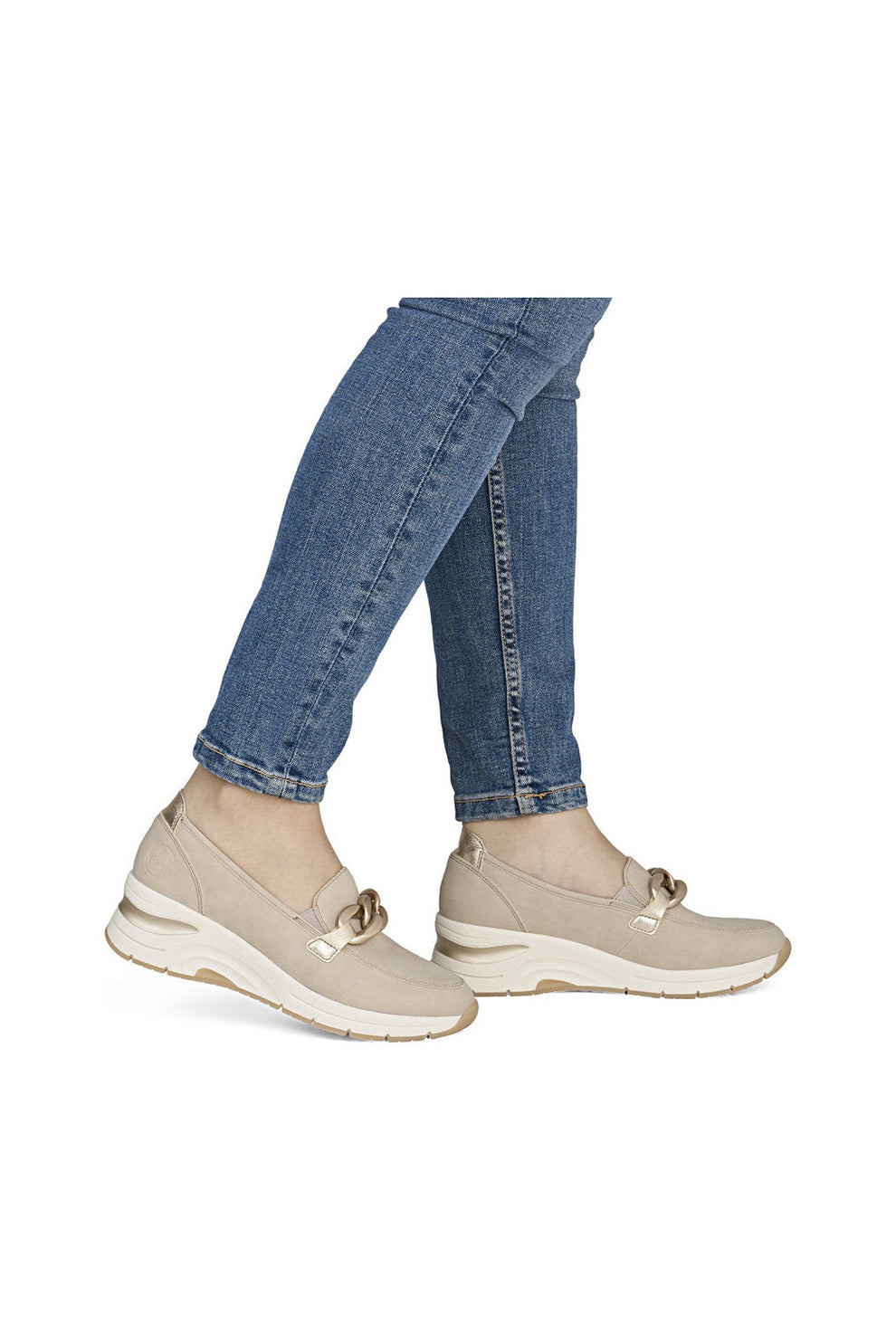 Rieker W Sko Beige - N9350-62