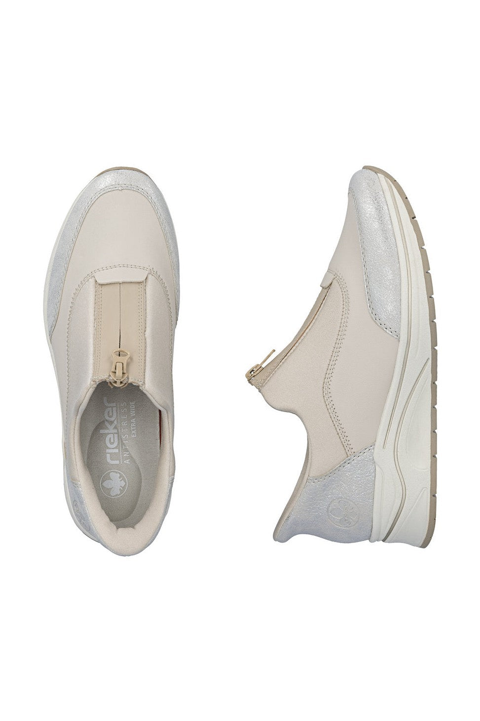 Rieker W Sko Beige - N9553-60