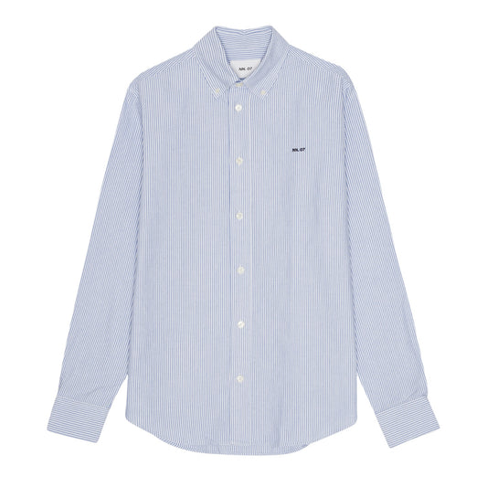 NN07 Colby BD 5910 Skjorte Blue Stripe