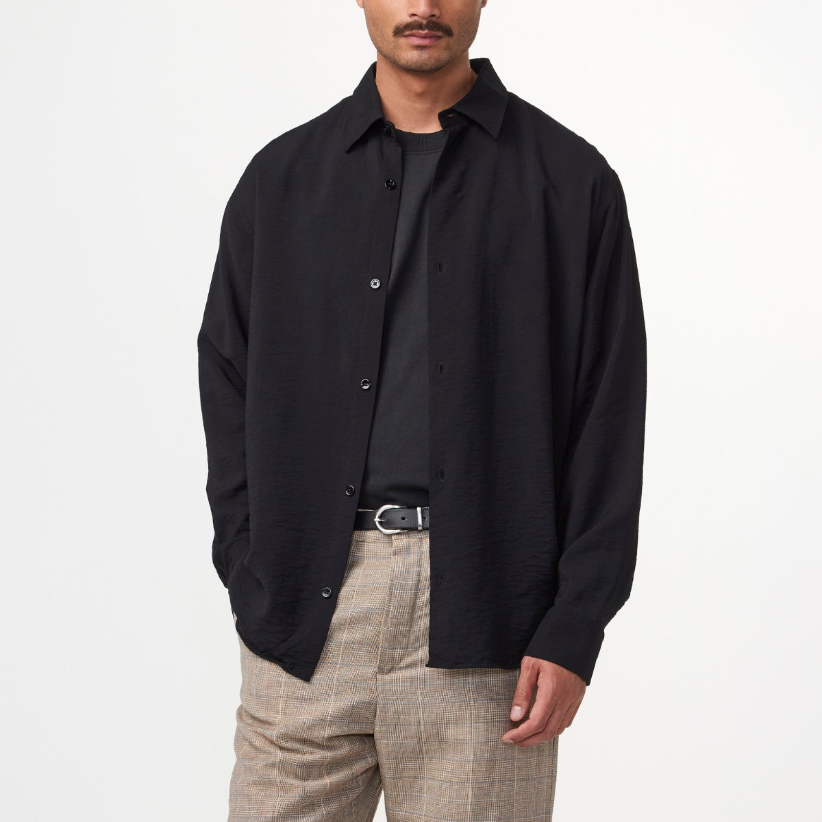 NN07 Freddy NO PKT 5971 Button up Black