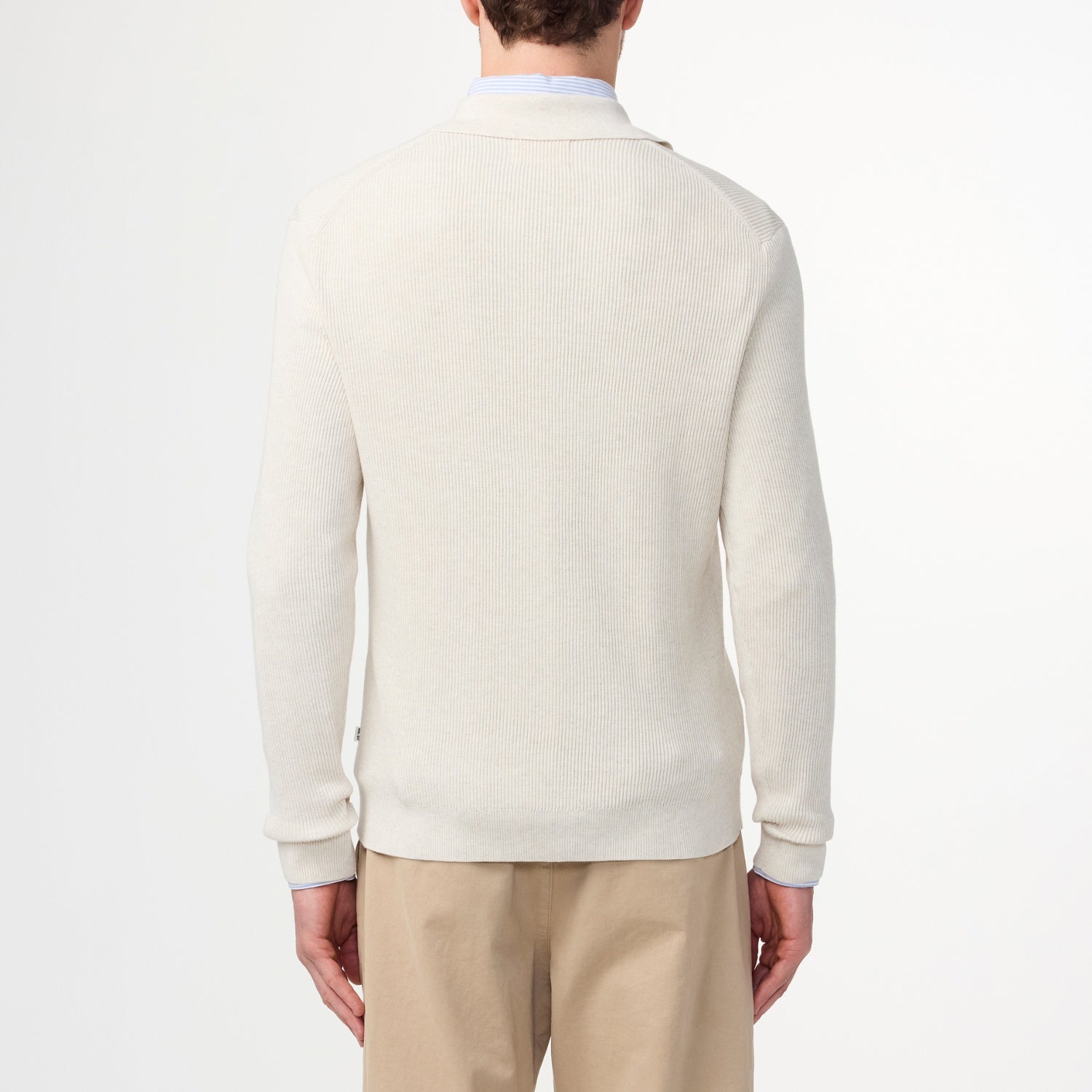NN07 Hansie LS Zip 6600 Ivory