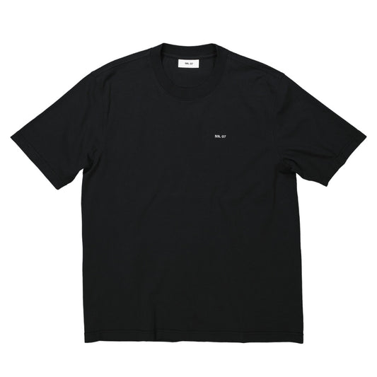 NN07 M Adam EMB T-Shirt 3209 999 Black